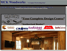 Tablet Screenshot of mckwoodworks.com